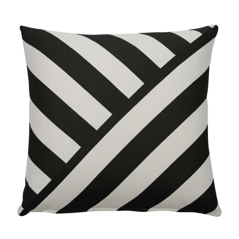 halo t-stripe midnight 20×20 throw pillow product image