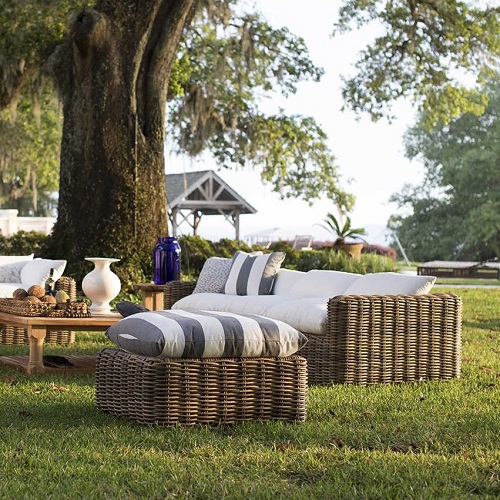 summer classics montecito sofa in raffia – frame only thumbnail