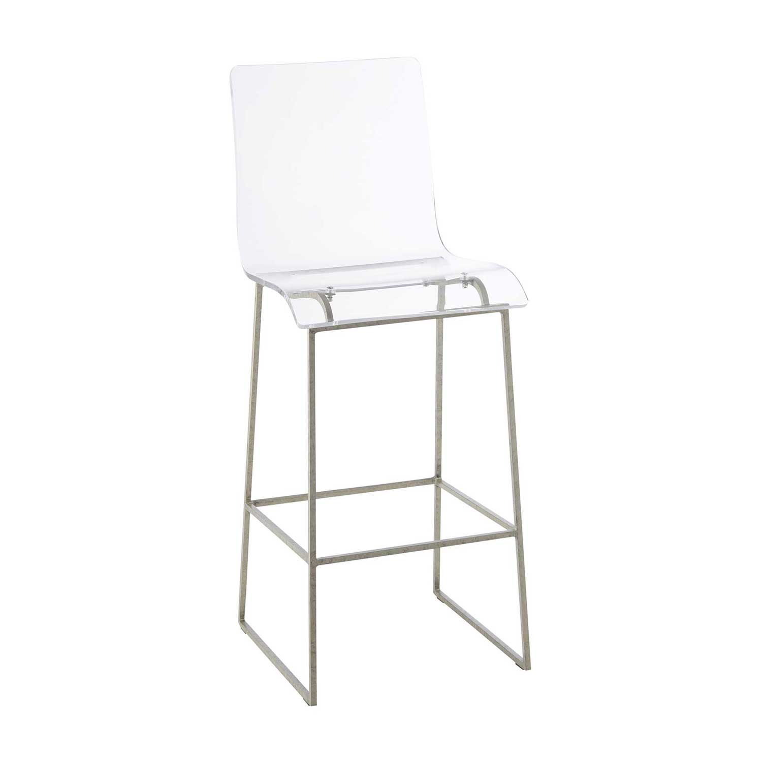 king bar stool – silver thumbnail image