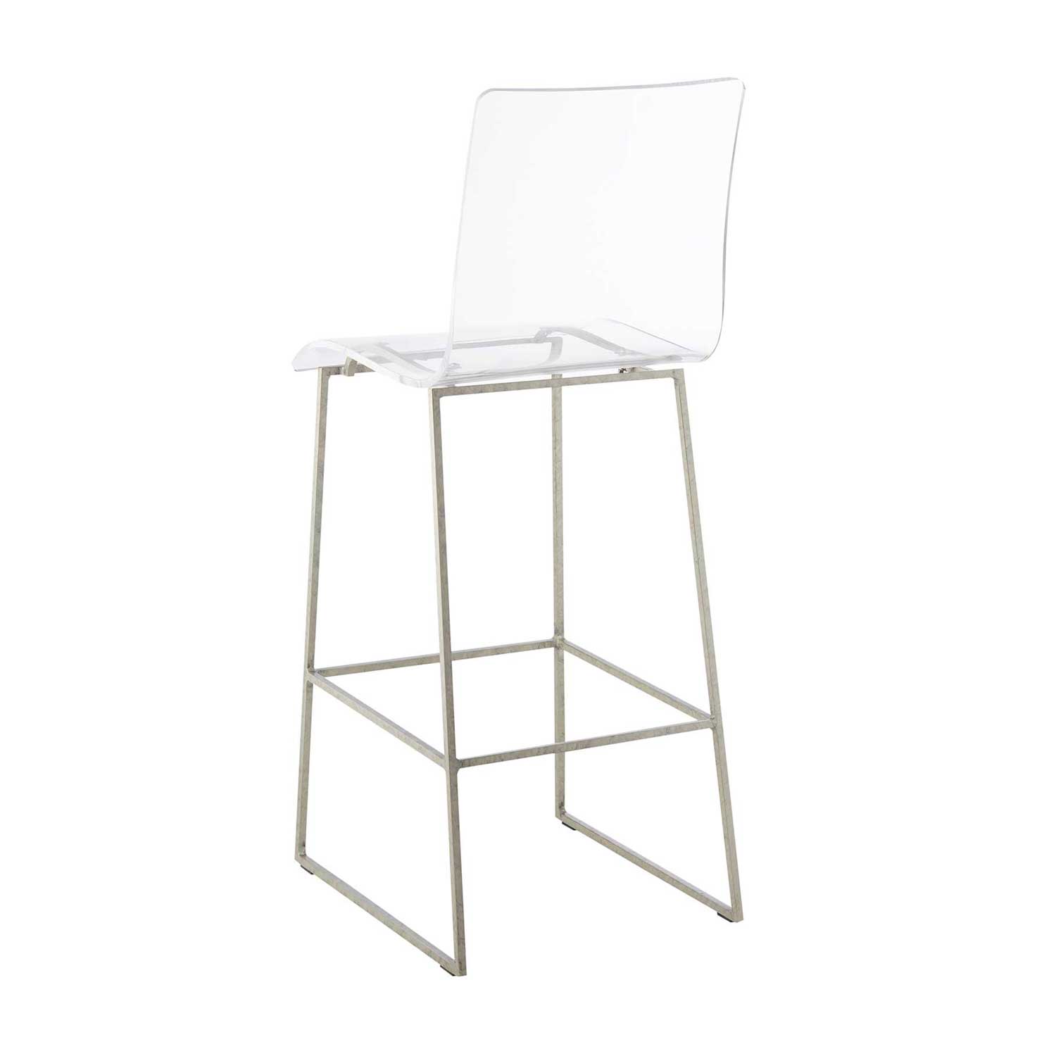 king bar stool – silver thumbnail image