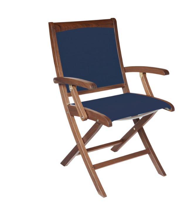 topaz sling chair blue sing product image