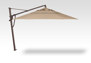 11′ heather beige akz plus cantilever with bronze frame