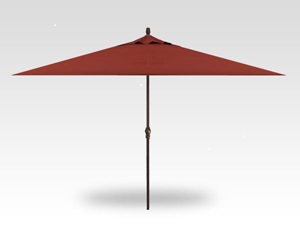 11′ x 8′ henna no-tilt umbrella – bronze frame
