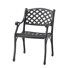 columbia dining chair – flat black product image