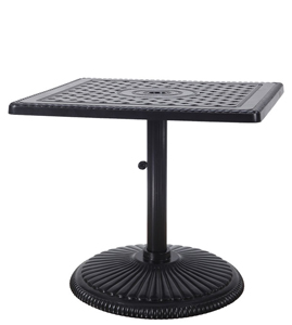 grand terrace 30 inch square table – top only