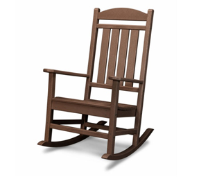 presidential rocking chair in mahogany