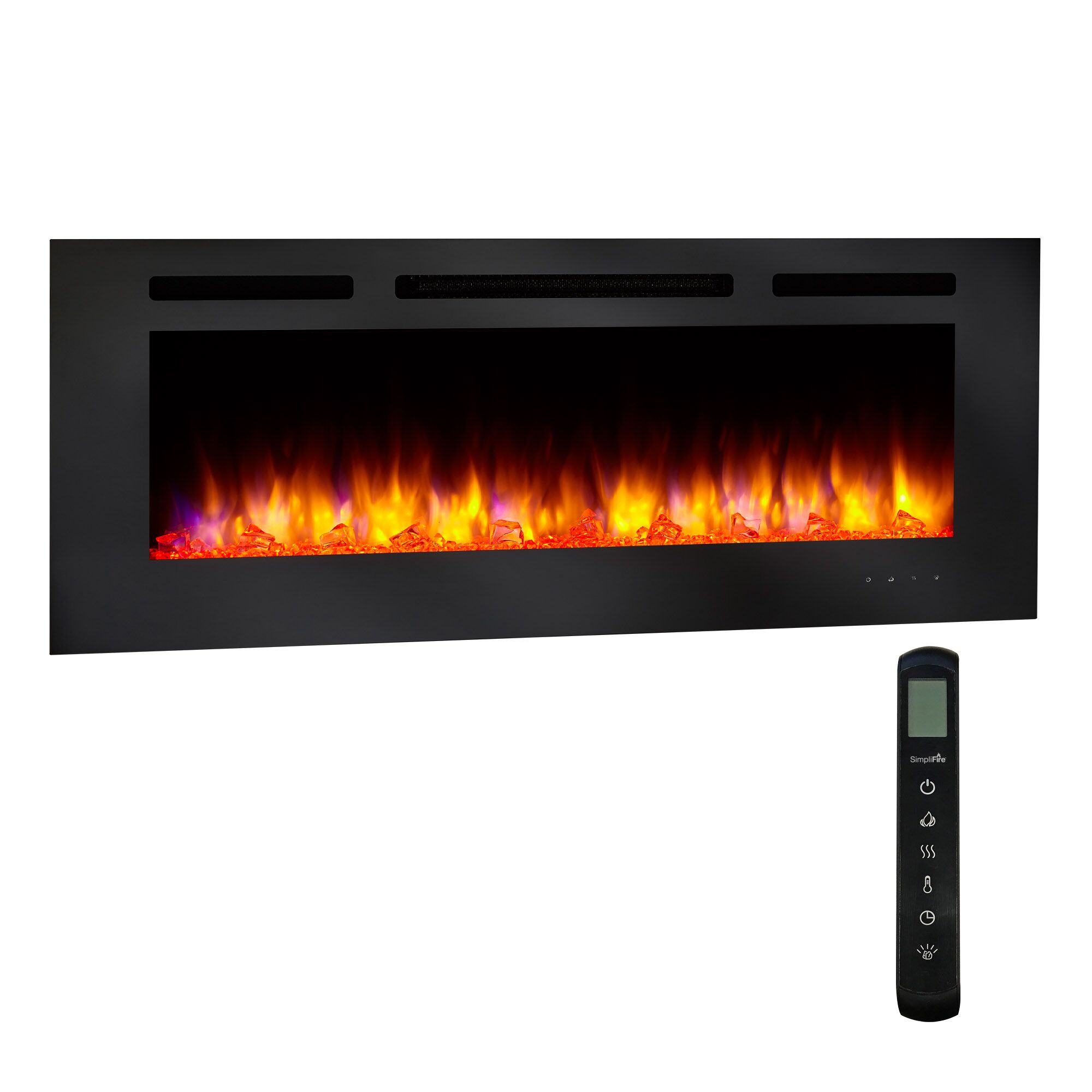 48 inch allusion linear electric fireplace thumbnail image