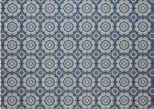 meridian 5×7 rug – steel blue