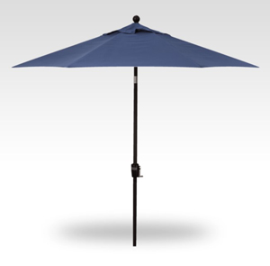 9 neptune push-button tilt umbrella – black frame