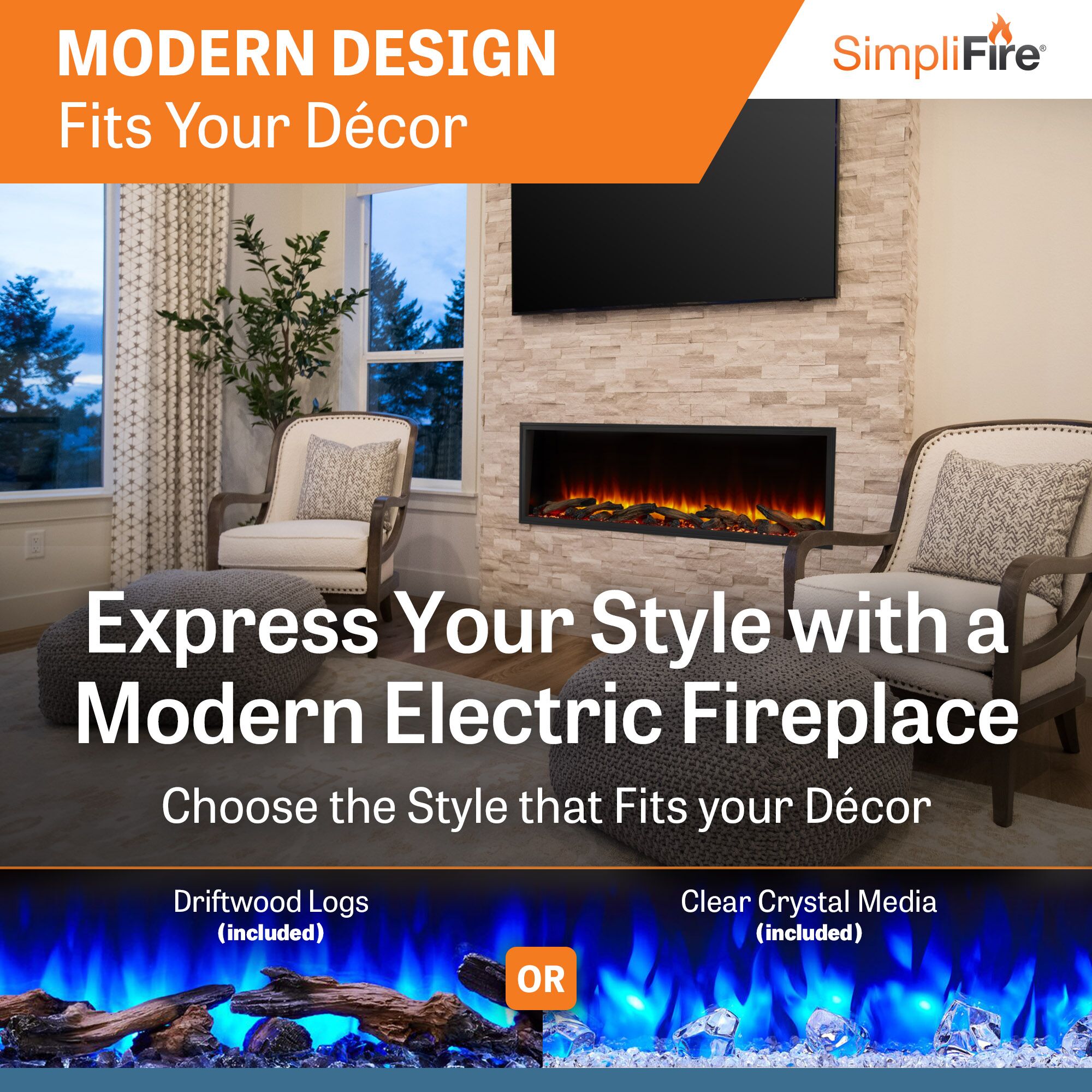 55 inch scion electric fireplace thumbnail image