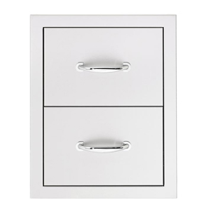 17 inch double drawer