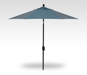9′ cast lagoon push-button tilt umbrella – black frame