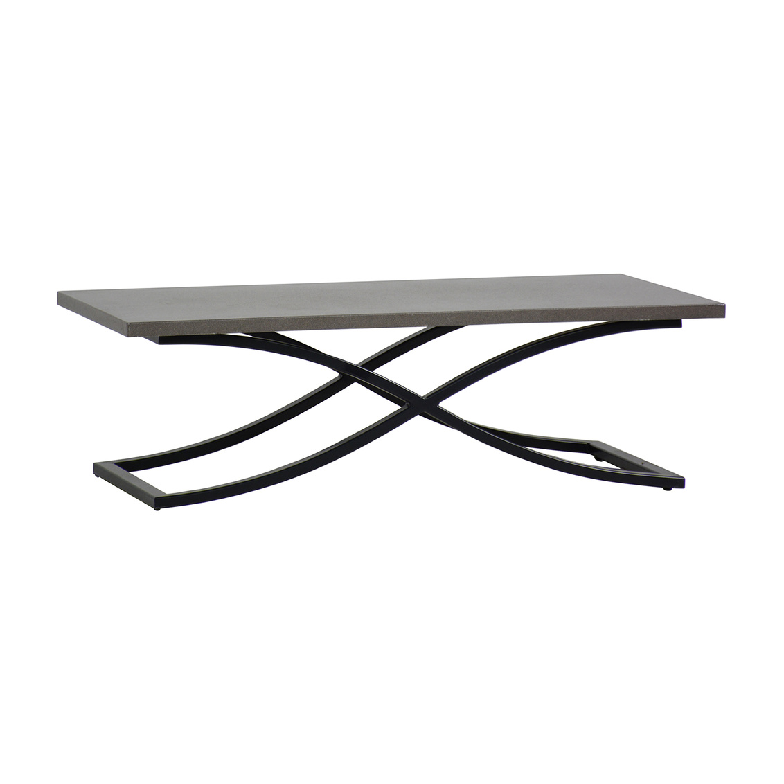 marco coffee table in ebony / dove grey superstone product image