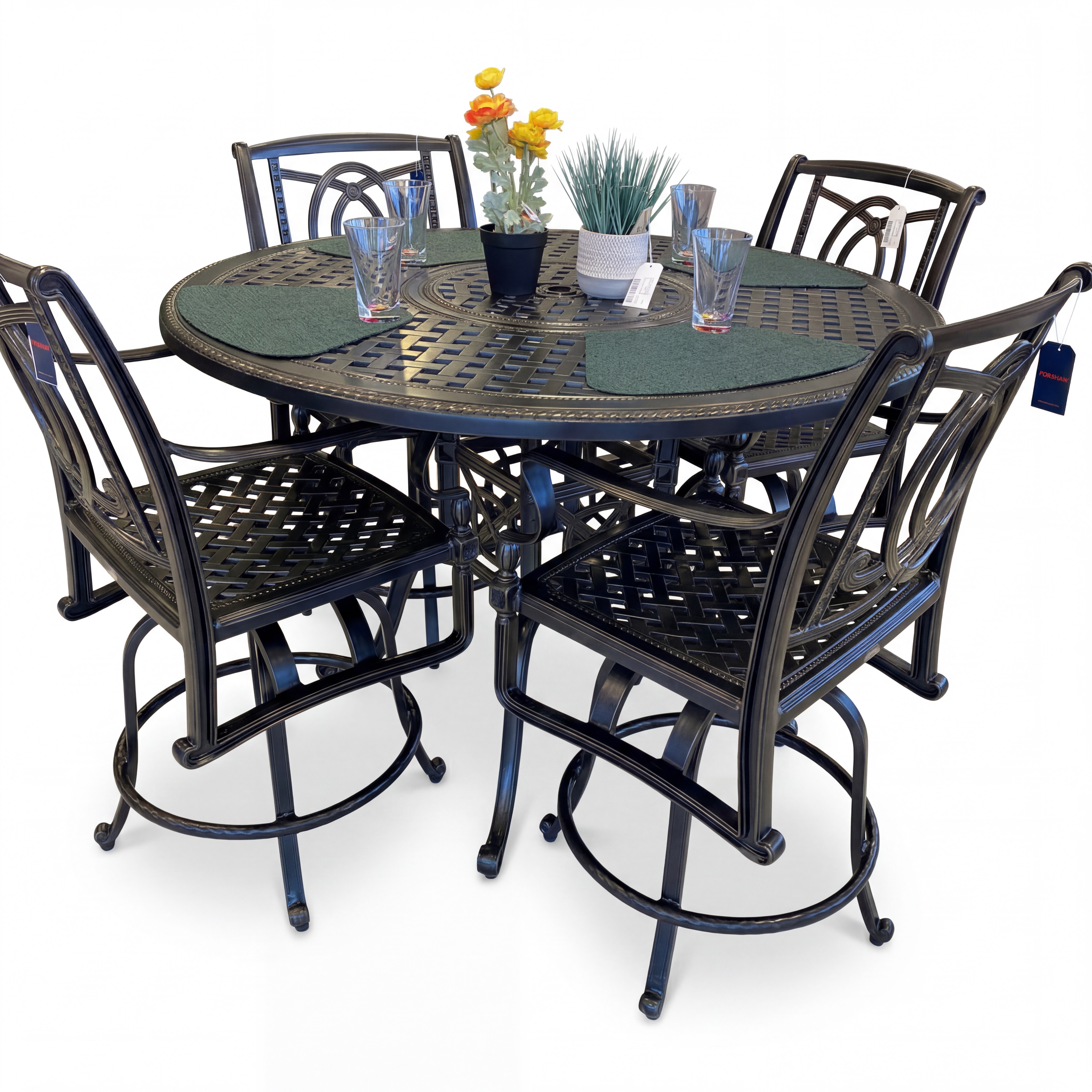 54 inch balcony height dining set product image
