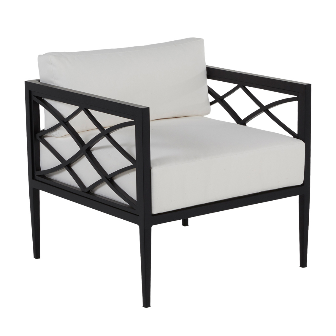 elegante aluminum lounge in midnight – frame only product image