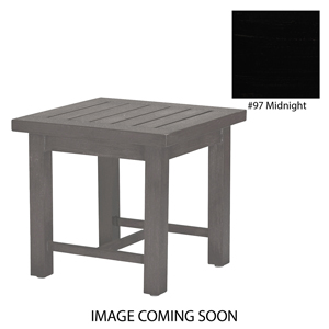 club aluminum end table in midnight