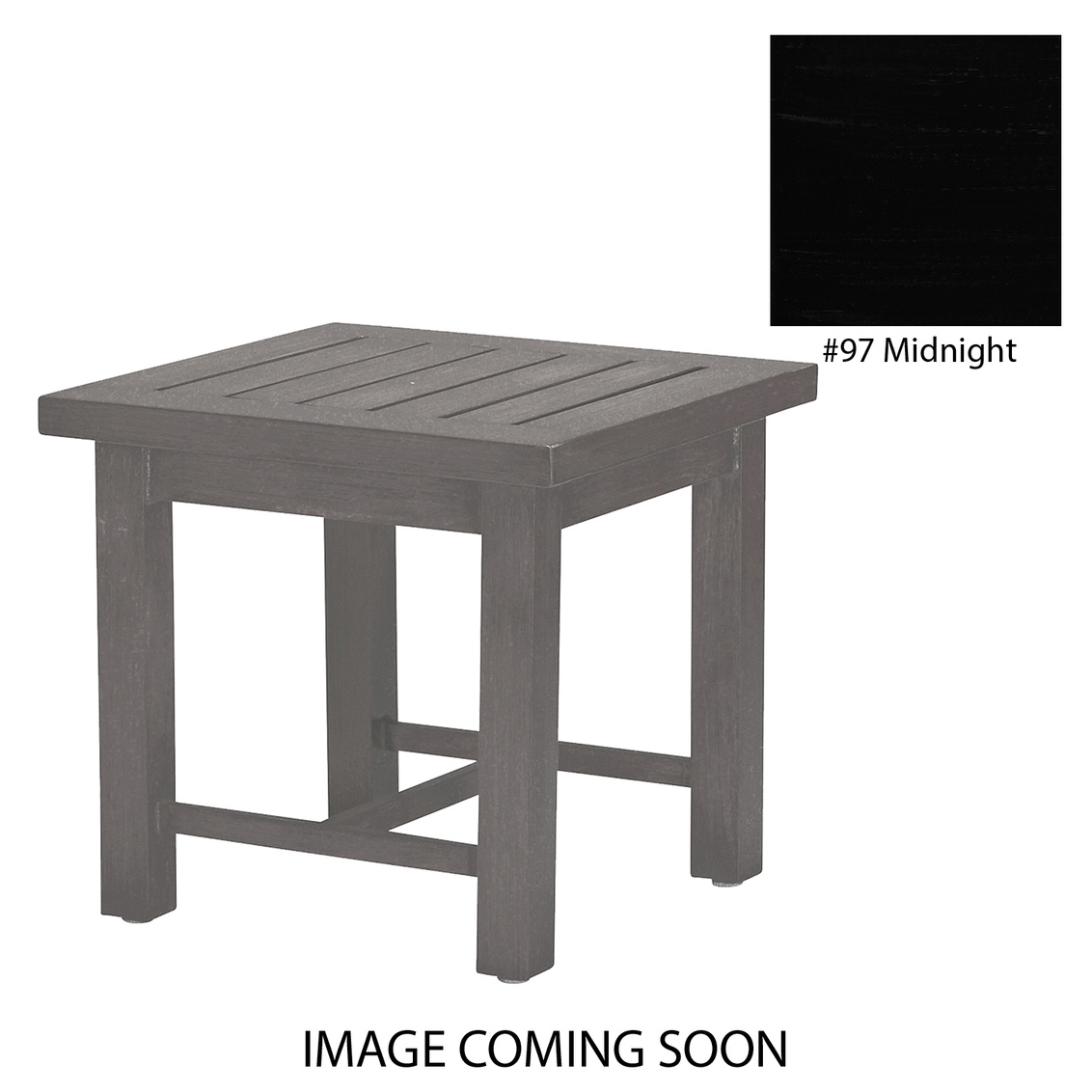 club aluminum end table in midnight product image
