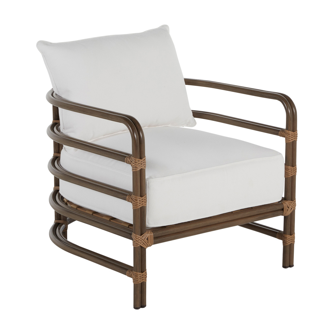 malibu barrel chair in burlap/oak – frame only product image