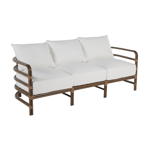 malibu sofa in burlap/oak – frame only
