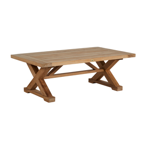 modena coffee table in natural teak