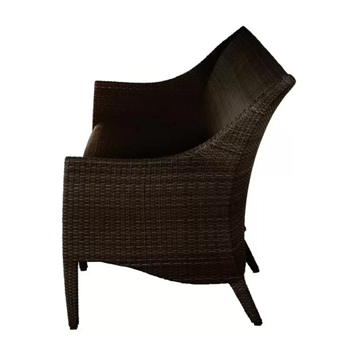 athena plus woven sofa in black walnut thumbnail