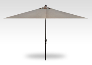 8′ x 10′ cast ash auto tilt umbrella – black frame
