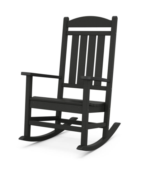 presidential rocking chair in black product image