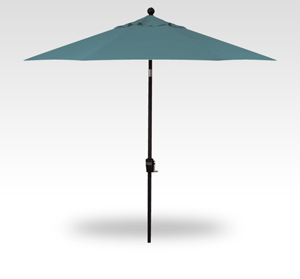 9′ aquatic push-button tilt umbrella – black frame