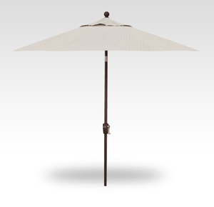 9′ atlantic beachwood push-button tilt umbrella – bronze frame