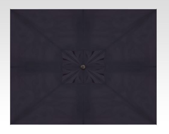 11′ x 8′ navy no-tilt umbrella – black frame thumbnail image