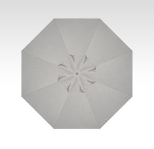 9′ cast silver push-button tilt umbrella – anthracite frame thumbnail