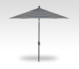 9′ trusted coast push-button tilt umbrella – anthracite frame