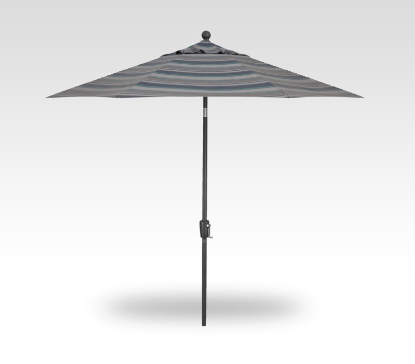 9′ trusted coast push-button tilt umbrella – anthracite frame product image