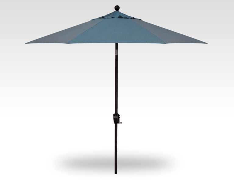 9′ cast lagoon push-button tilt umbrella – black frame product image