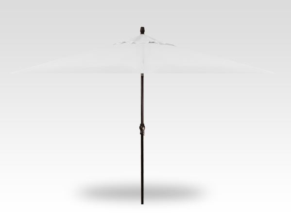 8′ x 10′ natural auto tilt umbrella – anthracite frame product image