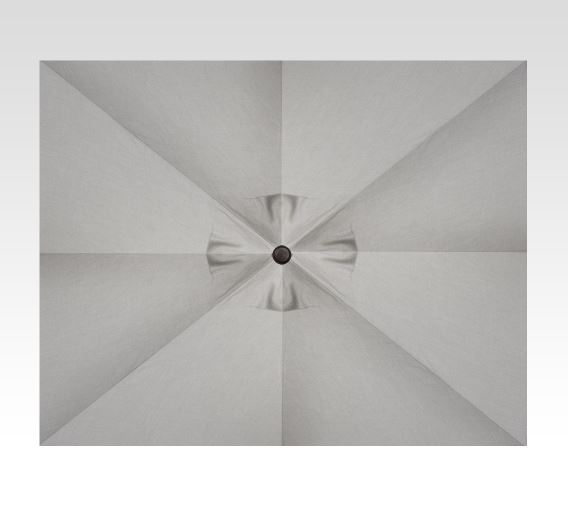 8′ x 10′ cast silver auto tilt umbrella – anthracite frame thumbnail image