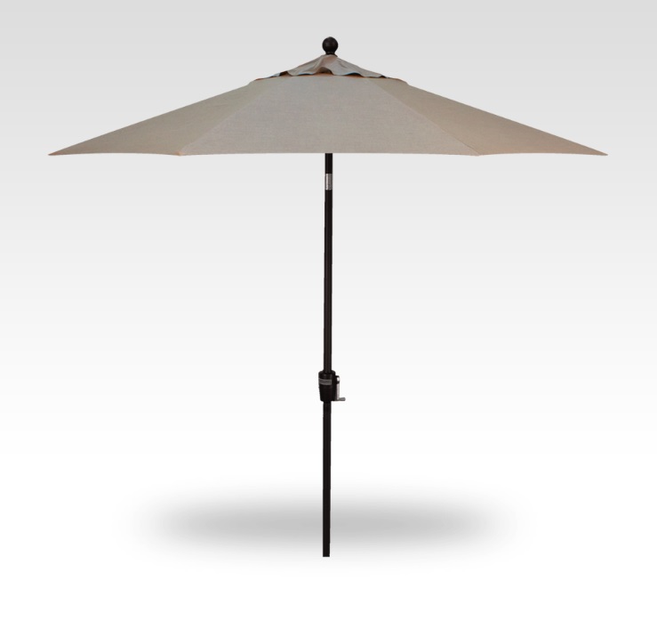 9 cast ash push-button tilt umbrella – black frame product image