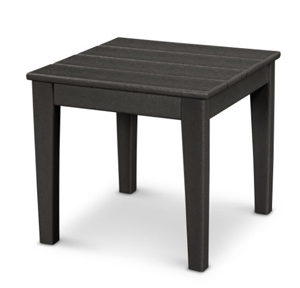 newport 18 inch end table in black