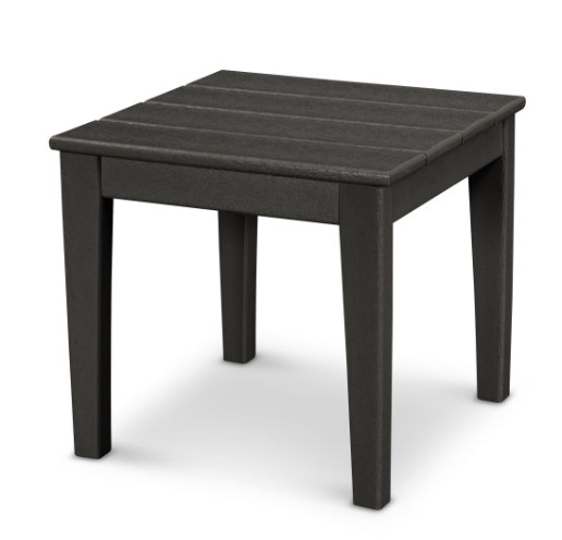 newport 18 inch end table in black product image