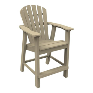 shellback adirondack chair – natural / heathered smoke
