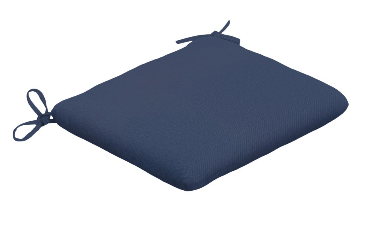 navy wrought iron dining cushion product image
