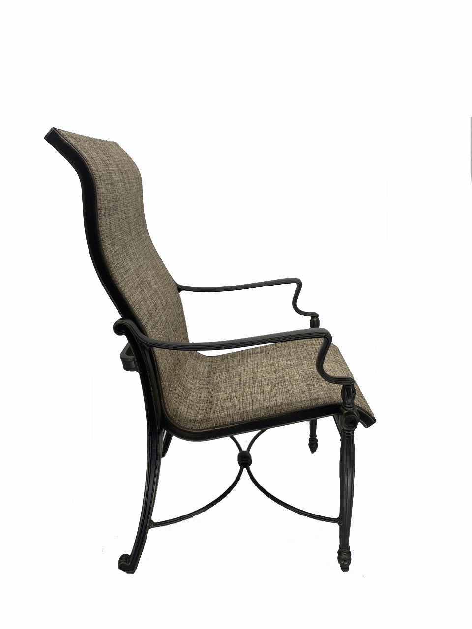 bel air sling dining chair – midnight gold – napa brindle thumbnail image
