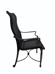 bel air woven dining chair – mahogany thumbnail