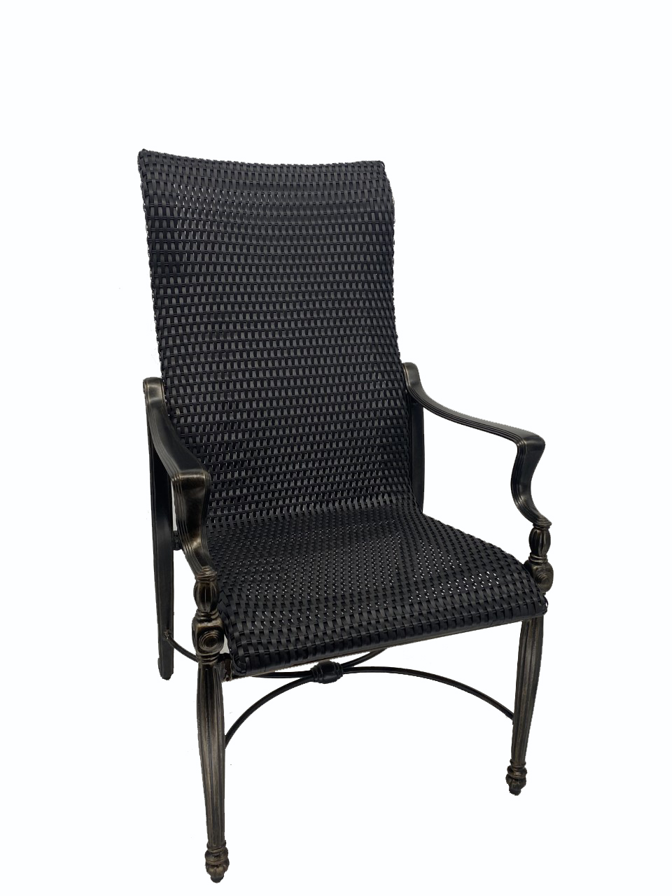 bel air woven dining chair – mahogany product image