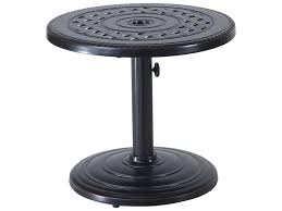 24 inch round end table umbrella – black