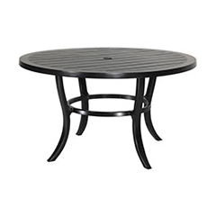 channel 53 inch round dining table – midnight gold