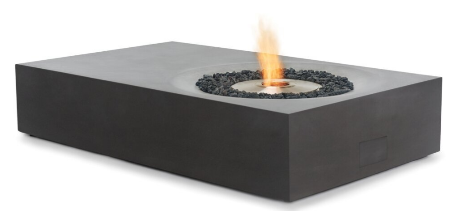equinox firepit table – graphite product image