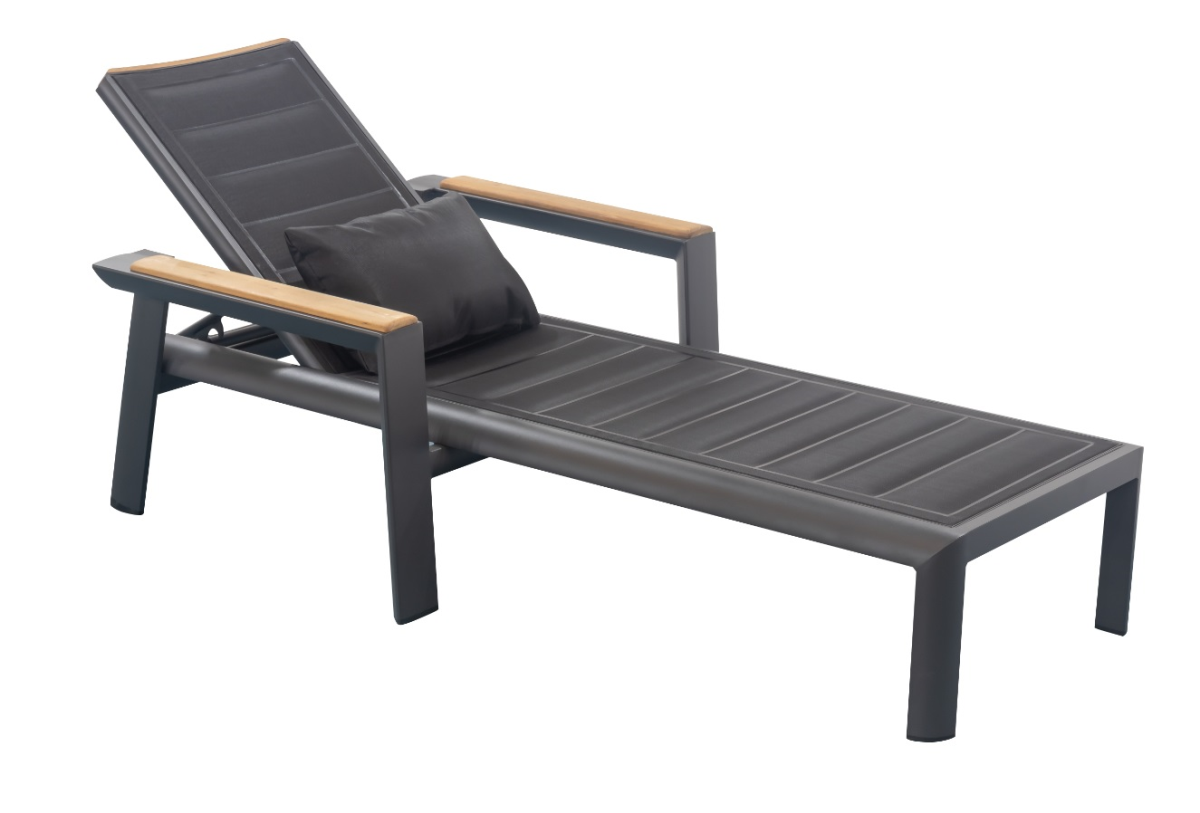 geneva chaise lounge – nero product image