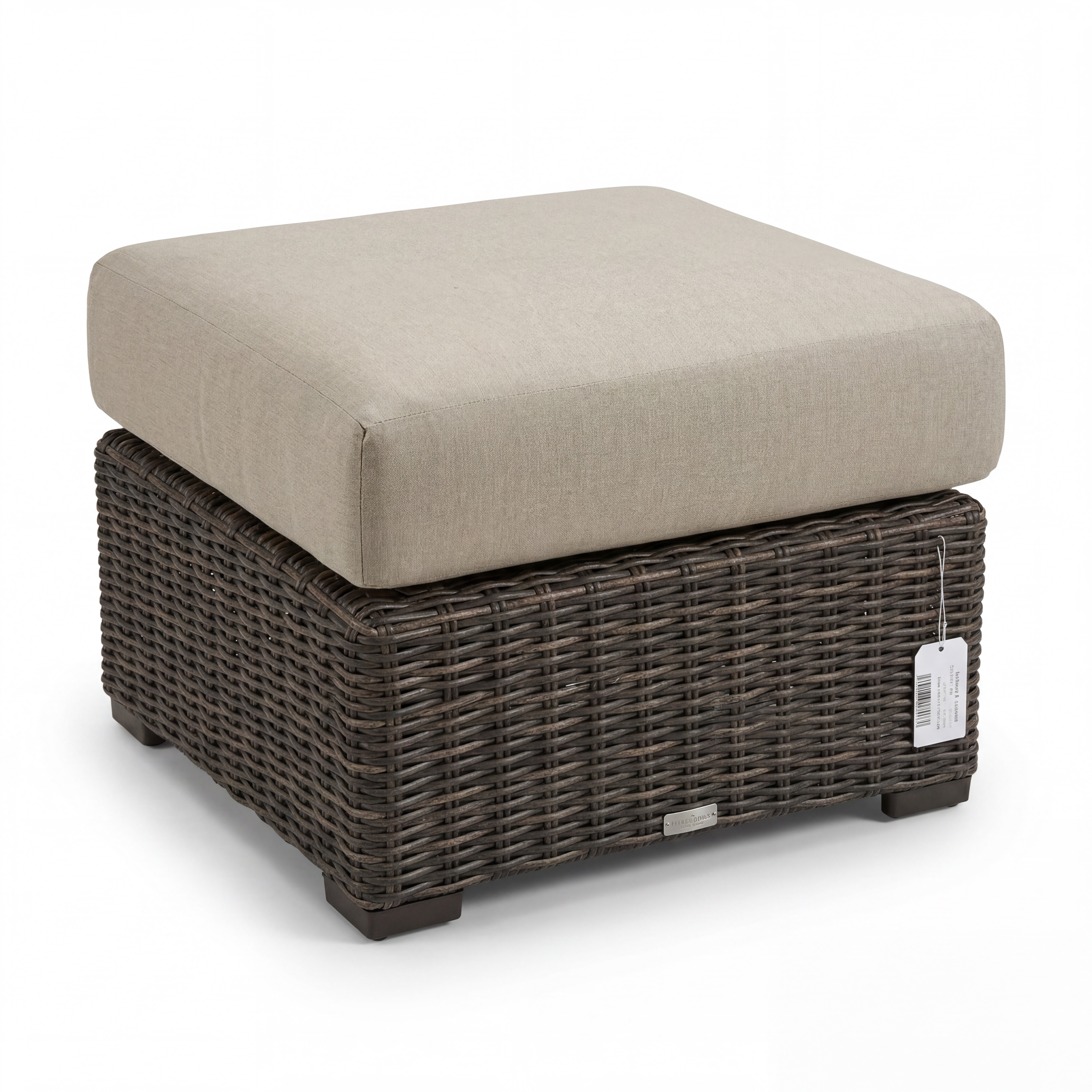 springfield ottoman – cast shale product image