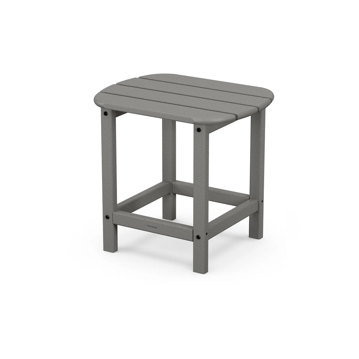 south beach 18 inch side table in slate grey product image
